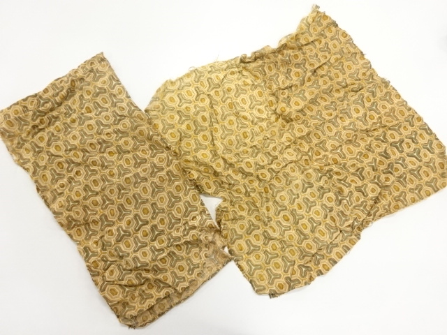 JAPANESE KIMONO / ANTIQUE CLOTH / SILK / JODAI TSUMUGI / KIKKO